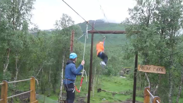 Nyhetsklipp: Åpning av Zip-Line 06/07-2016